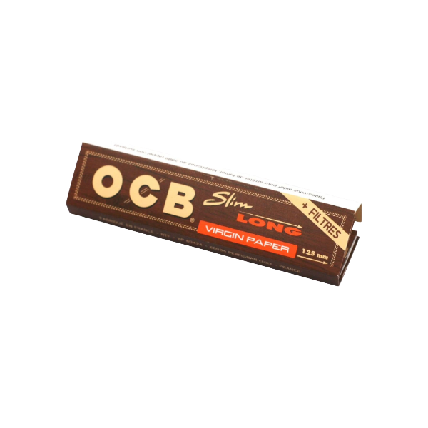 OCB VIRGIN slim long 125 mm + CARTONS