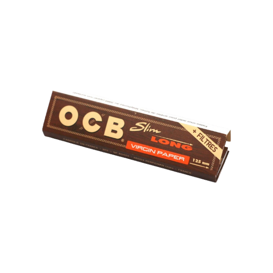 OCB VIRGIN slim long 125 mm + CARTONS